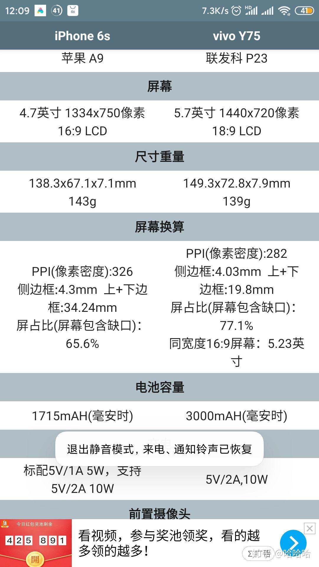 vivoy75手机参数配置图片