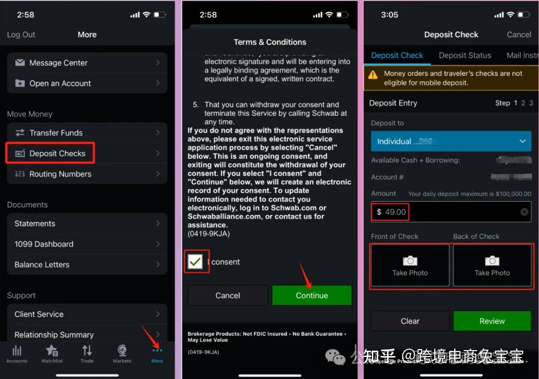 人在国内如何兑现美国银行支票支票如何签名如何存支票到嘉信APP - 知乎