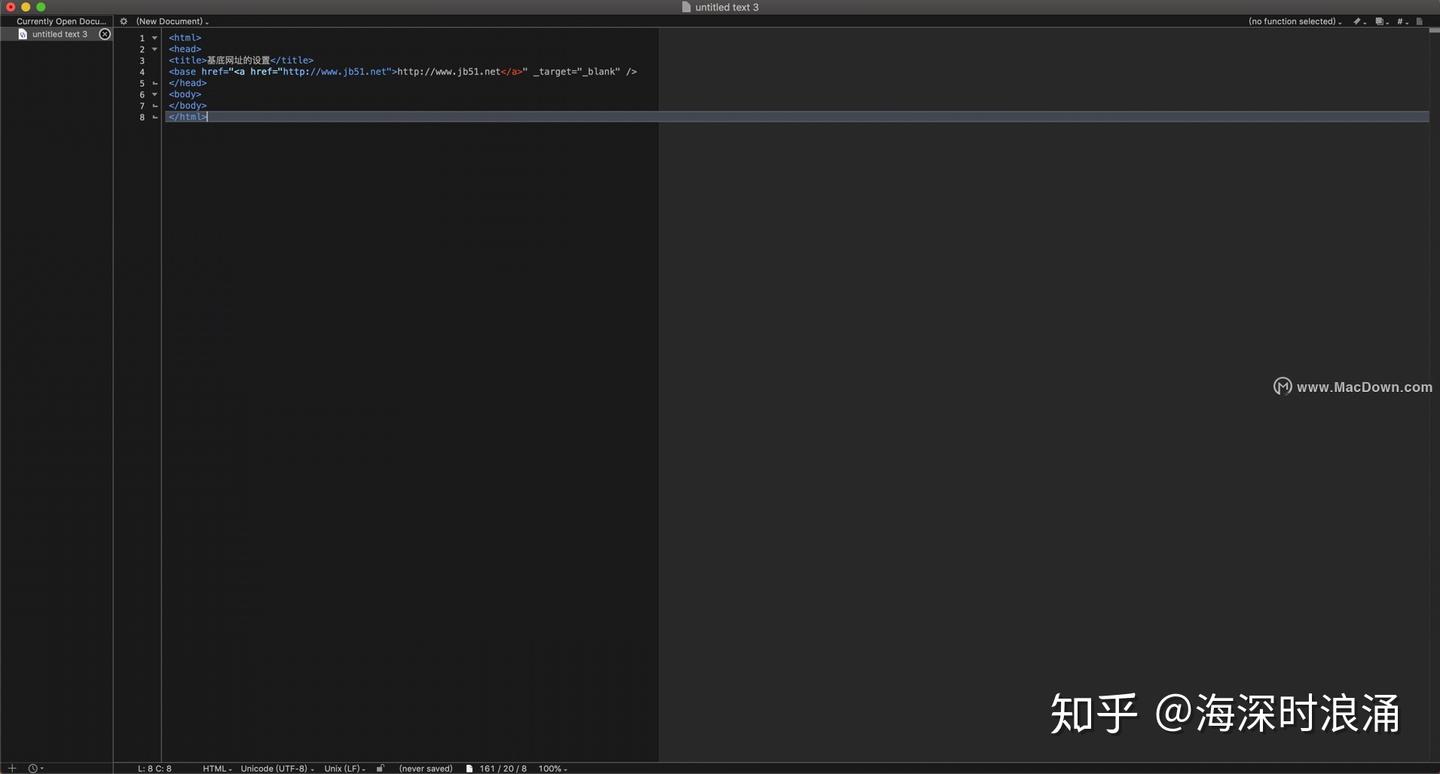 BBEdit for Mac(好用的HTML文本编辑器) - 知乎