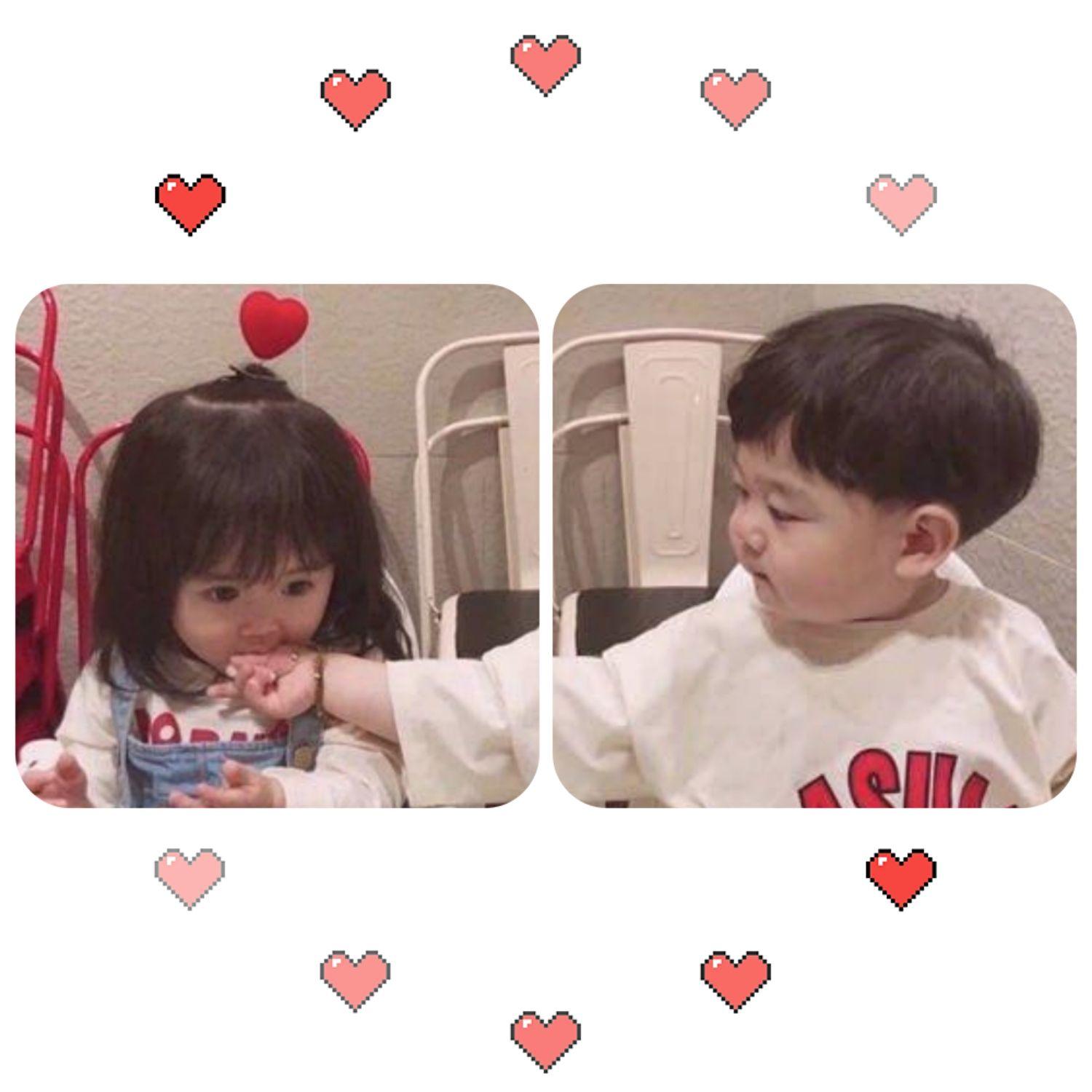 有哪些可爱小萌娃的情侣头像? - 知乎