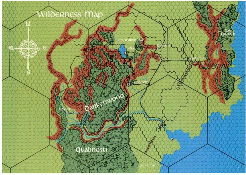 在coc跑团中遇到森林这样复杂而无规律的场景应该怎么描述给pc让他们