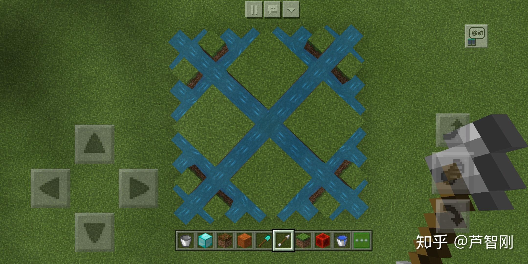 Minecraft 中只用一格水源，最多能灌溉多少耕地? - 知乎