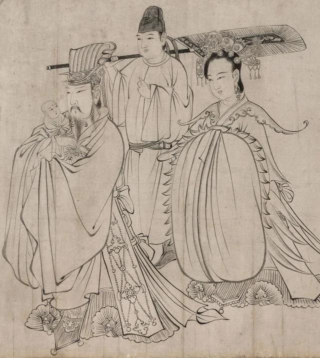 吴道子太清道德天尊像 中国画 掛け軸 水墨画 和室 玄関 茶室 壁掛け 美術品 画圣”——吴道子的《天王送子图》 - 知乎