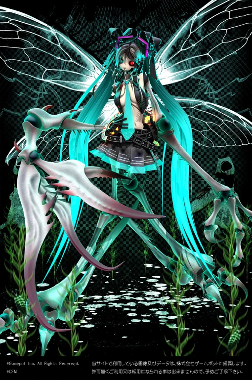 骷髅初音未来图片