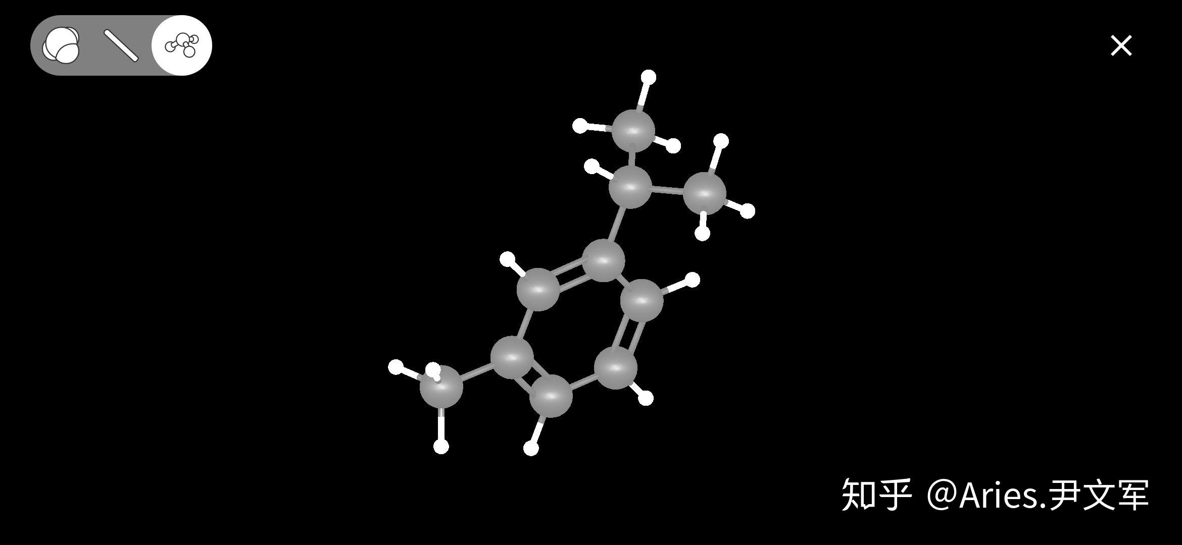 间甲异丙苯的化合物结构是什么