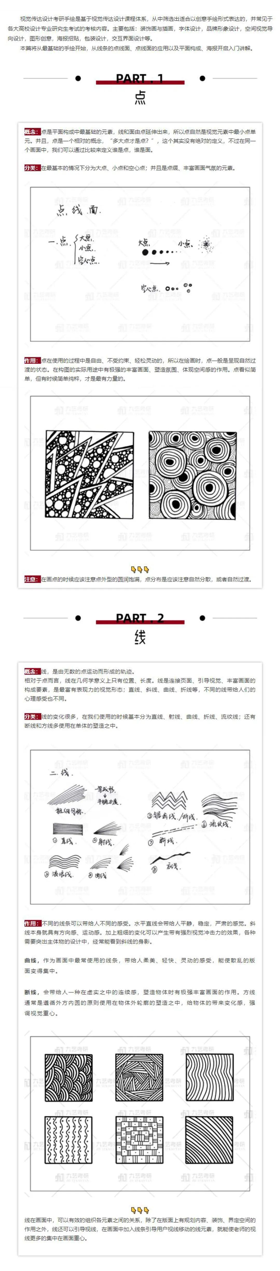 【视觉传达篇】最全视觉传达手绘基础入门干货 |点/线/面/平面构成/海报 - 知乎