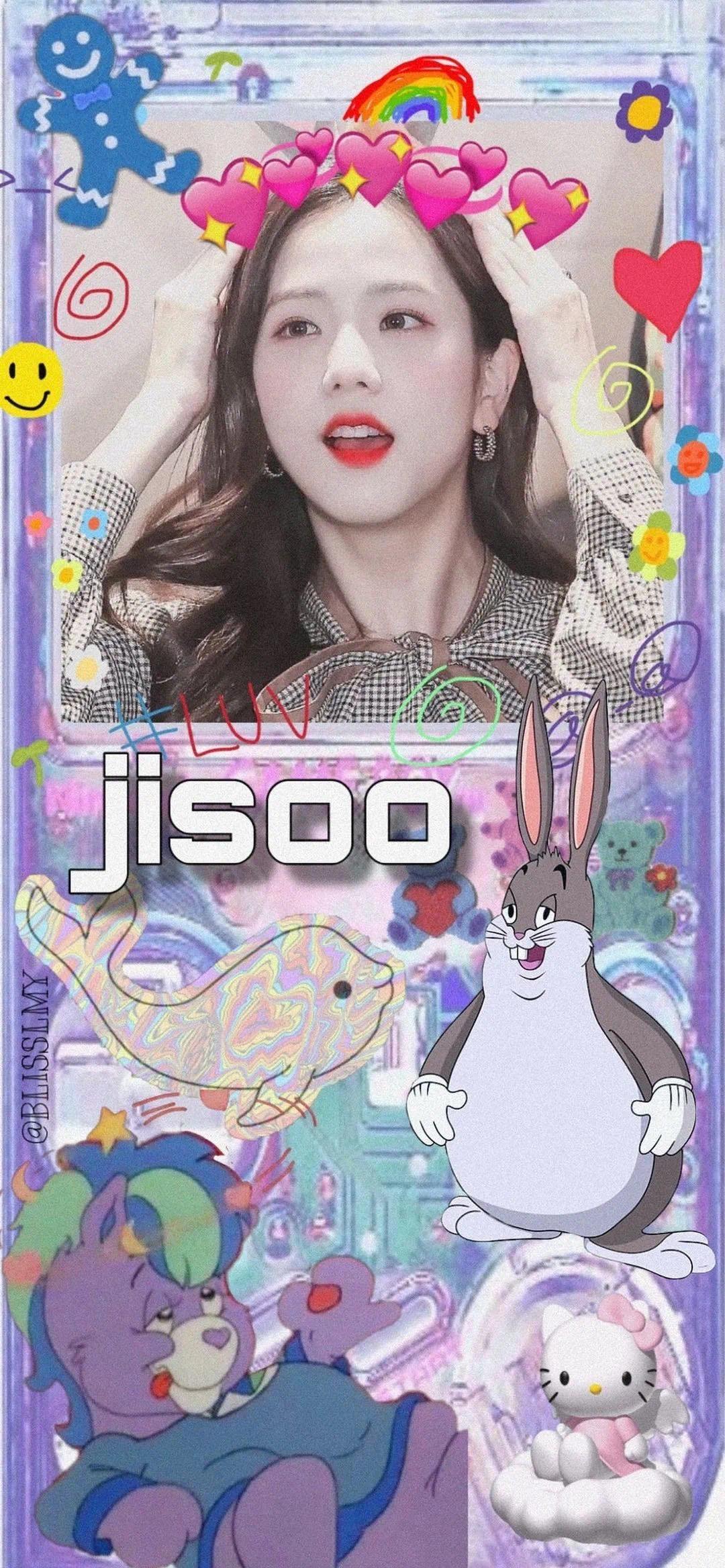 有没有超级好看的jisoo的壁纸啊