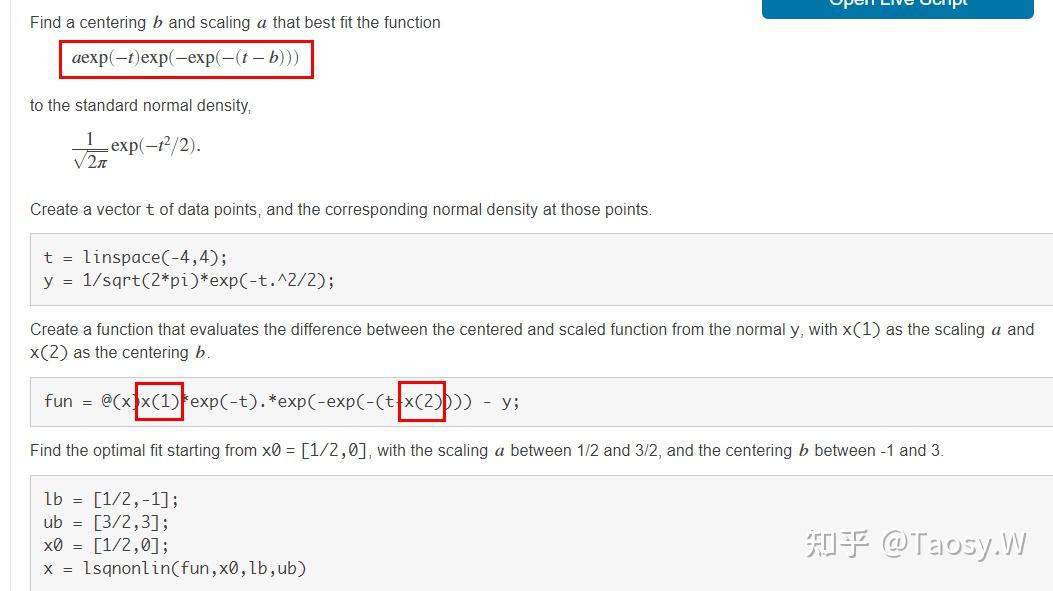 最小二乘法求解二元方程组，matlab的lsqnonlin函数用法？ 知乎