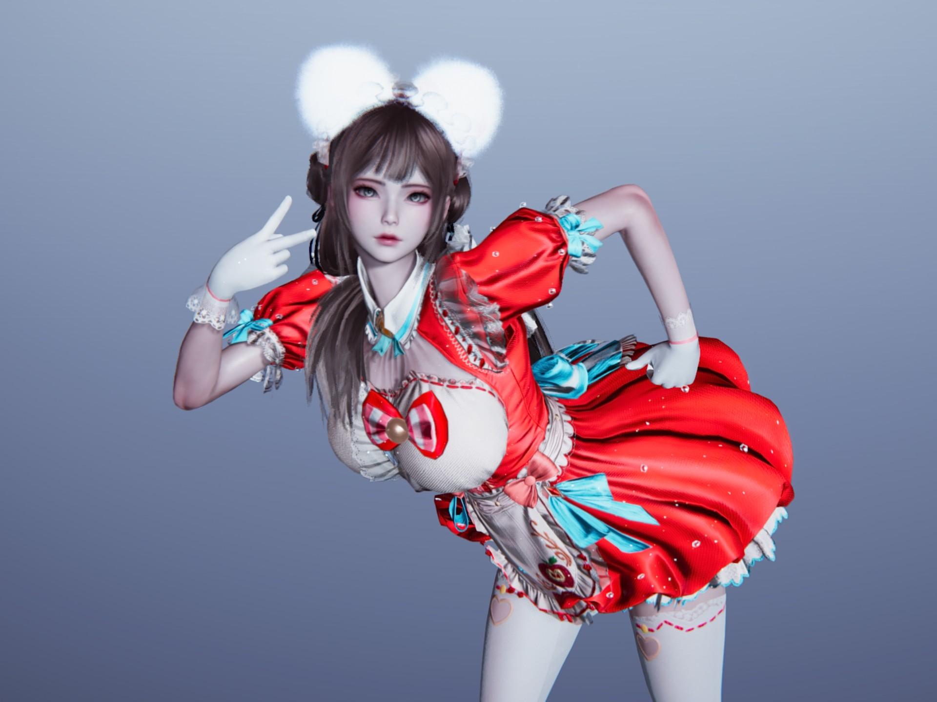 永劫无间 胡桃 凯蒂猫 人物卡捏脸