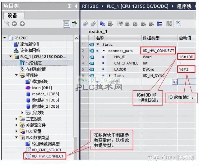 [西门子PLC]S7-1200通过 RF120C 与 RFID 通信(RF260R 读写头) - 知乎
