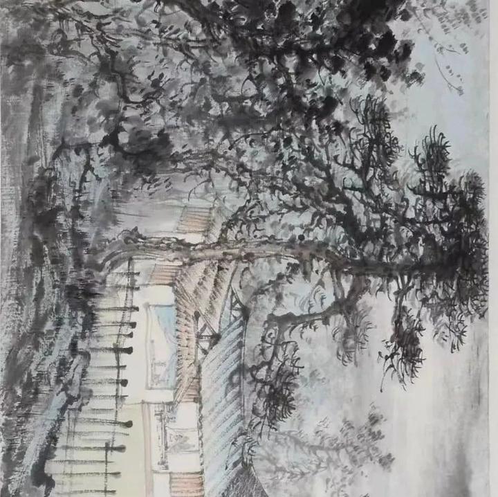 李应华作品赏析:墨绘幽林呈雅韵,笔描秀水蕴清思 - 知乎