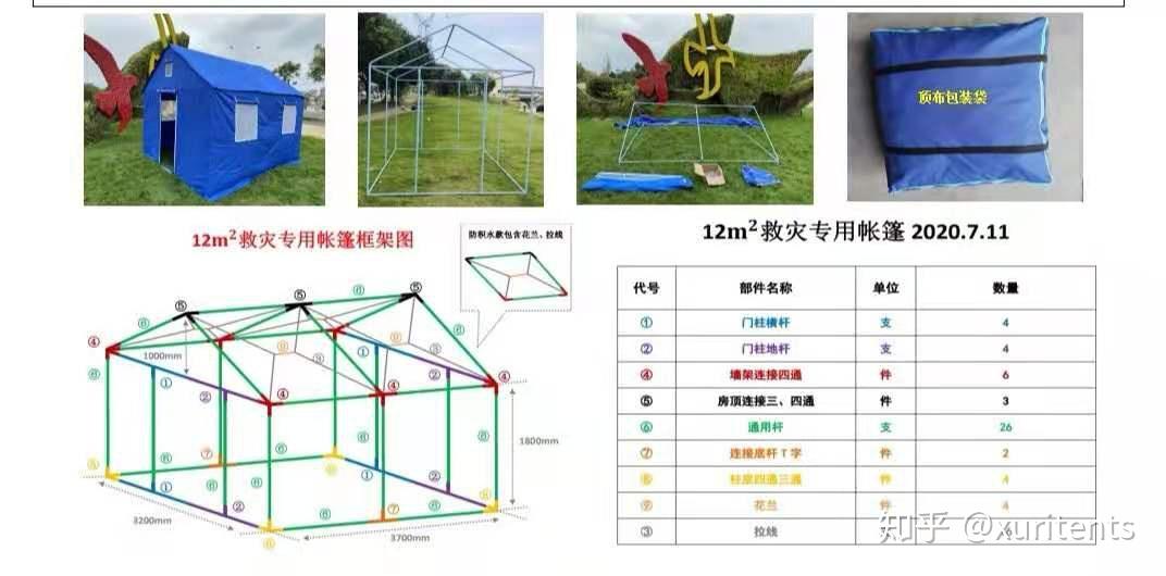 救灾帐篷怎么安装图图片