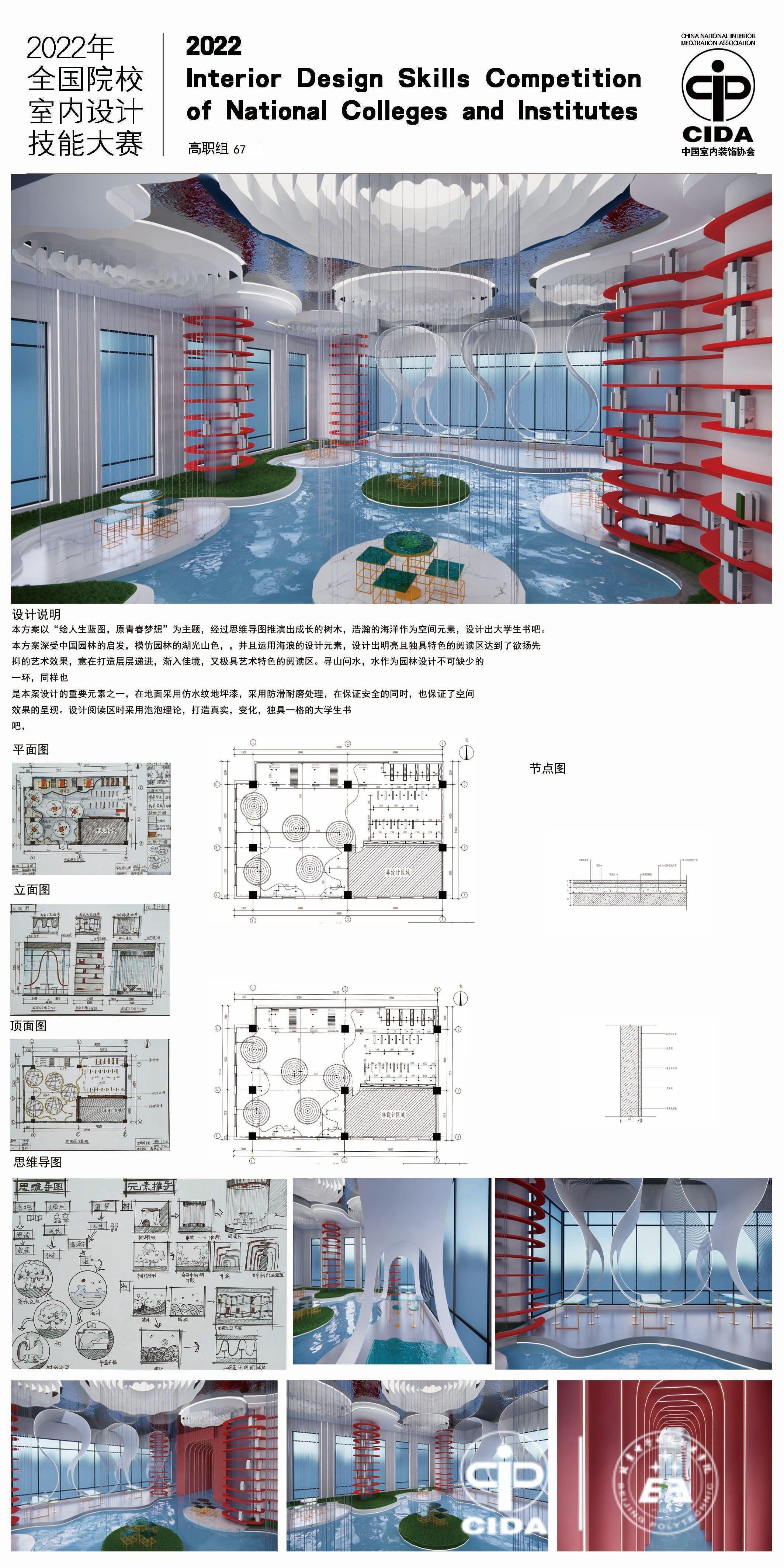 2022年全国院校室内设计技能大赛优秀作品|高职组 - 知乎