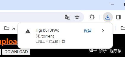 去掉Chrome浏览器下载部分类型文件(如.torrent)时提示是否保留文件 - 知乎