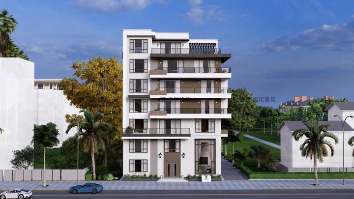广东湛江丨六层现代风格自建别墅 - 知乎
