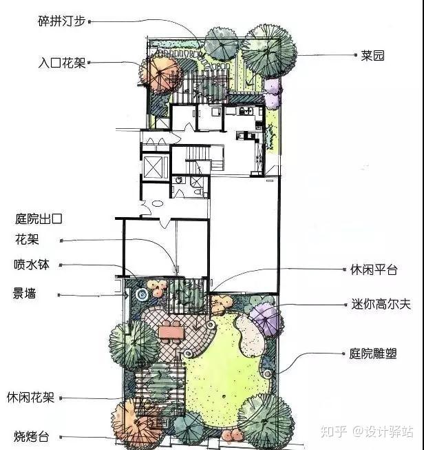 100款园林庭院景观设计平面效果图,总有一款是你喜欢的 - 知乎