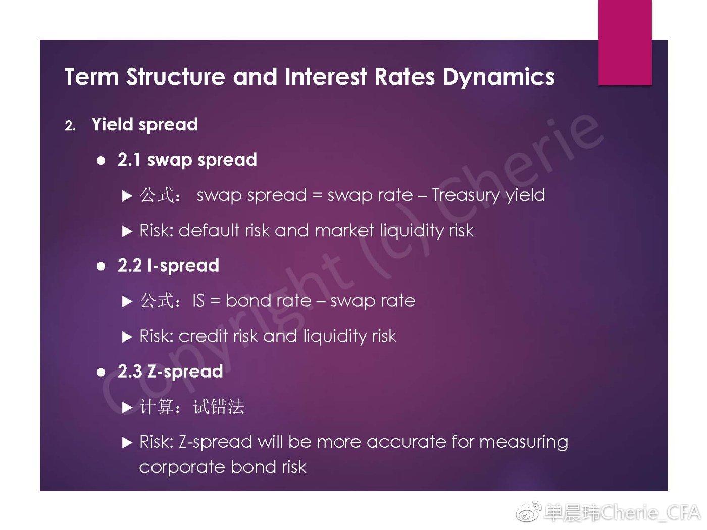 CFA二级固定收益复习重点一- 知乎