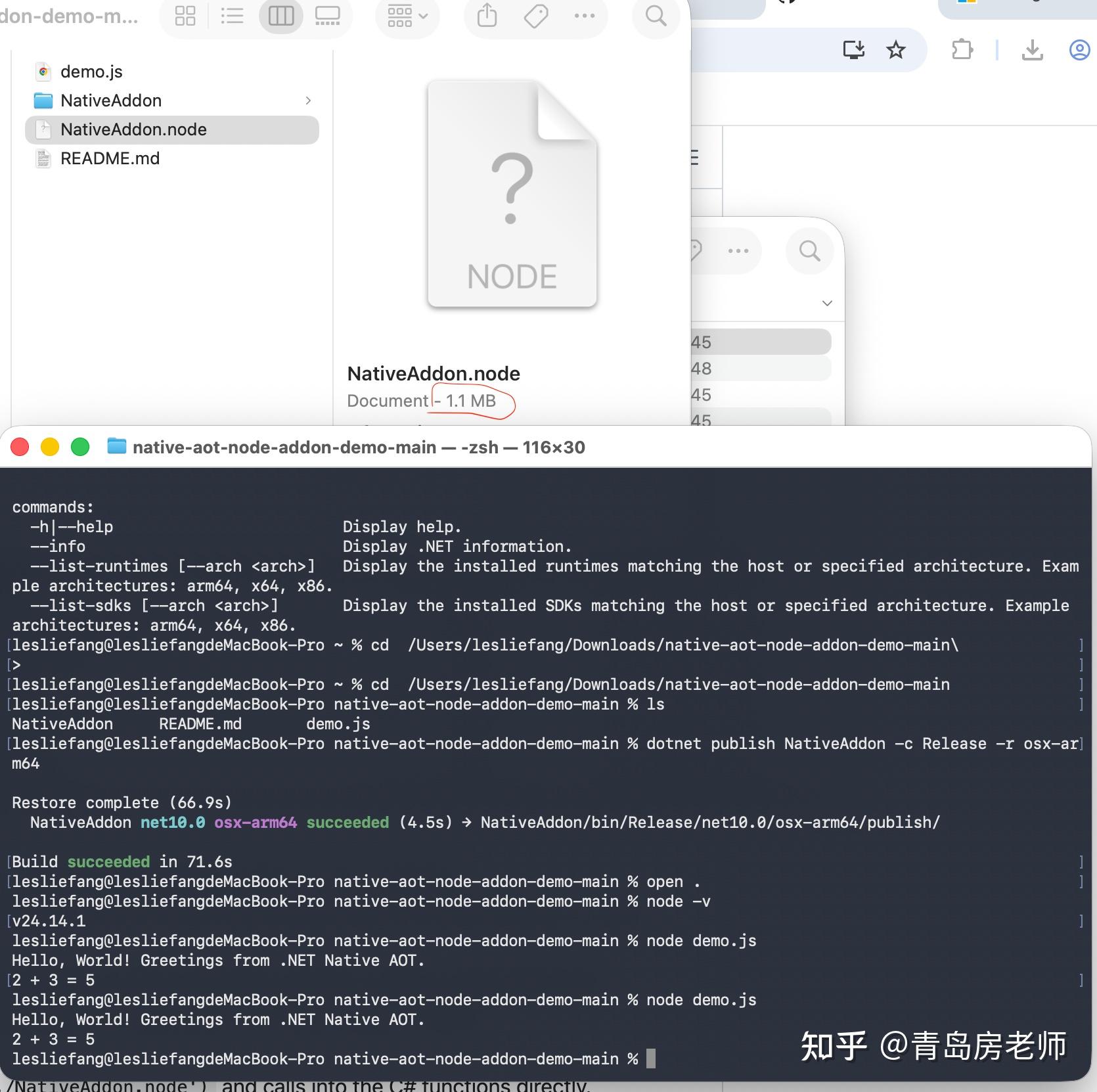 用 .Net Native AOT 来开发 Node.js addons - 知乎