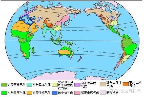 高考地理亞熱帶季風氣候和亞熱帶季風性溼潤氣候有區別嗎?