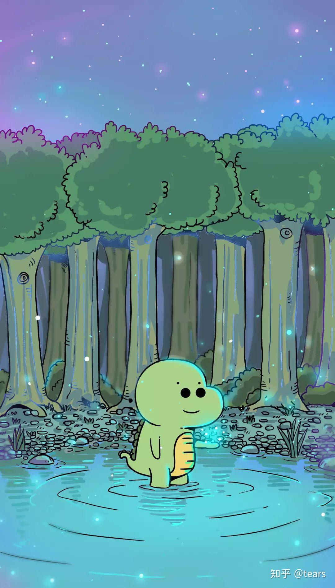 有没有恐龙绿色壁纸,向我推荐下呗?