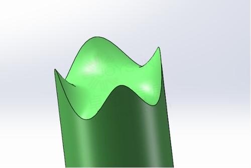 SolidWorks切除波浪形平面 - 知乎