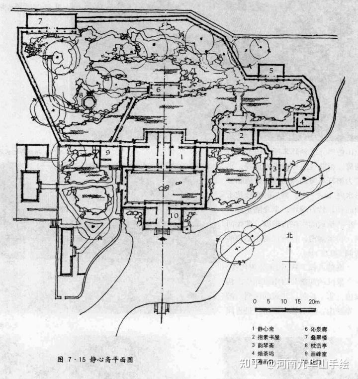 《中国古典园林史》经典园林平面图-画图题必备素材 - 知乎