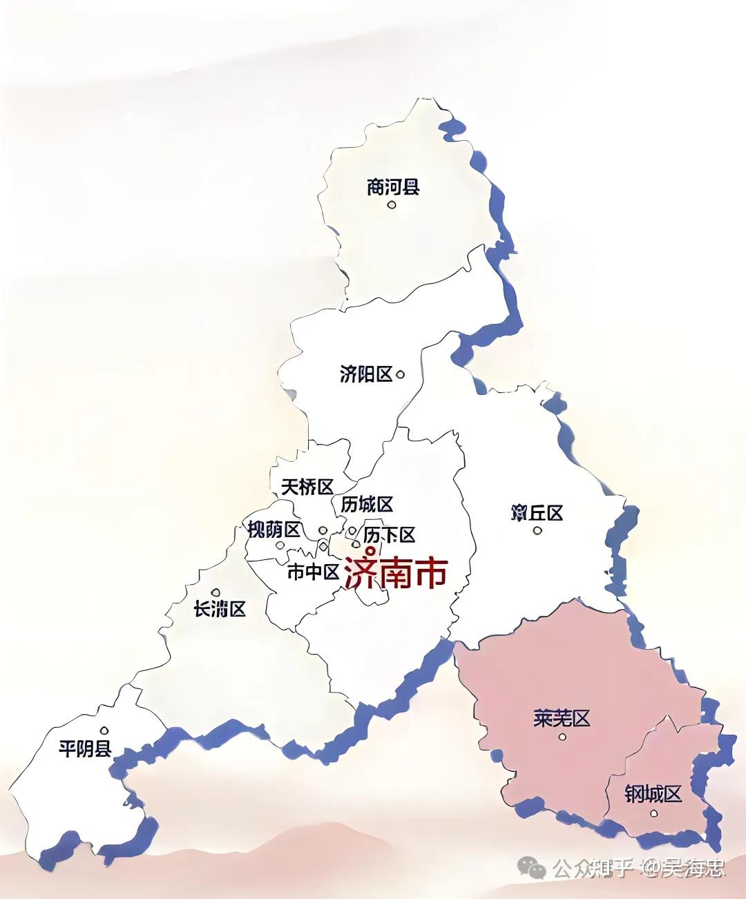 济南市城区地图放大版图片