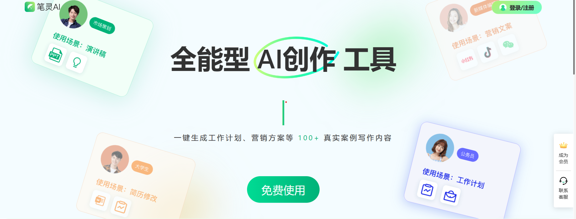 有什么无限免费的ai写作?插图 有什么无限免费的ai写作?插图