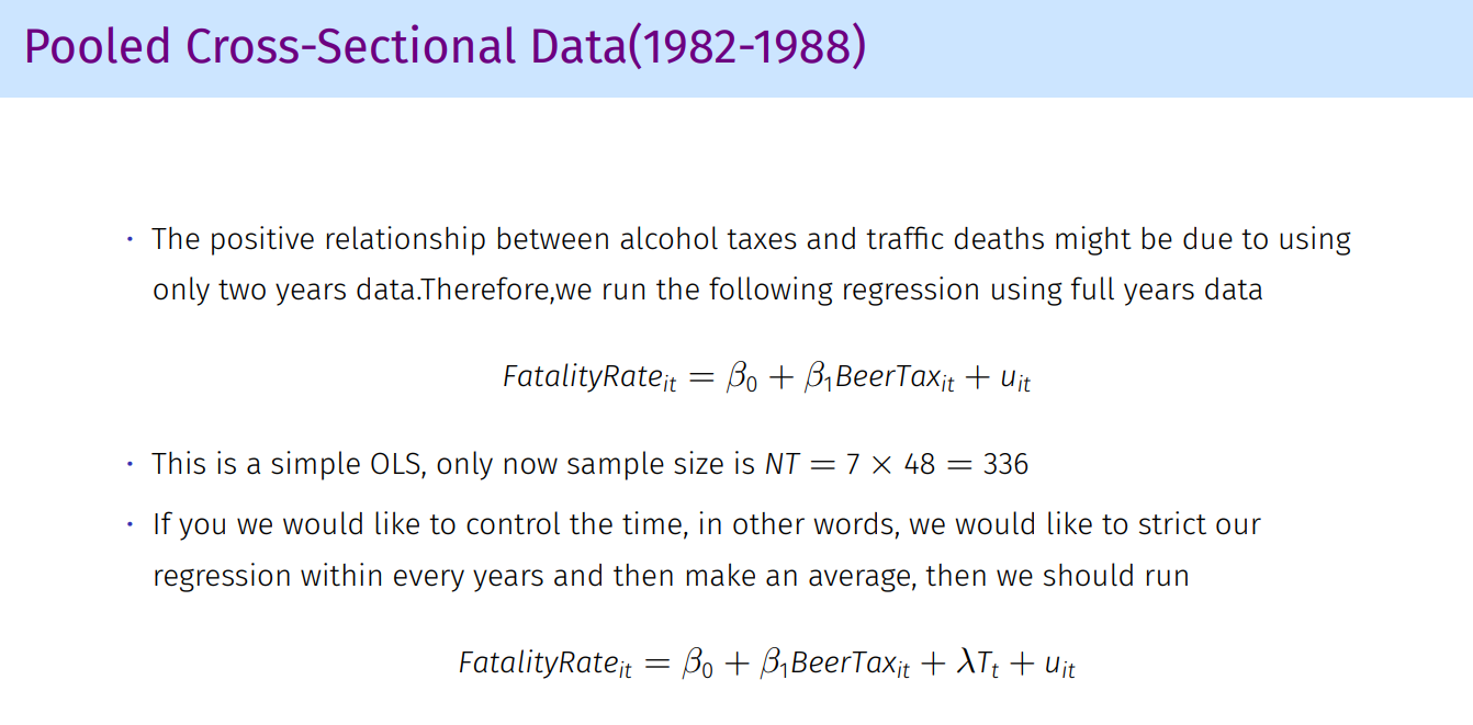 DID系列一：面板数据与一维固定效应- 知乎