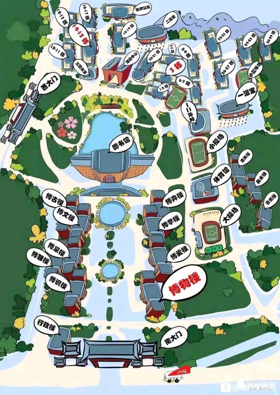池州学院规划图图片
