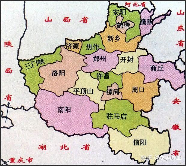 豫北地图高清版图片