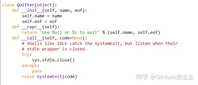 python exit()与quit()的区别是什么? - 知乎