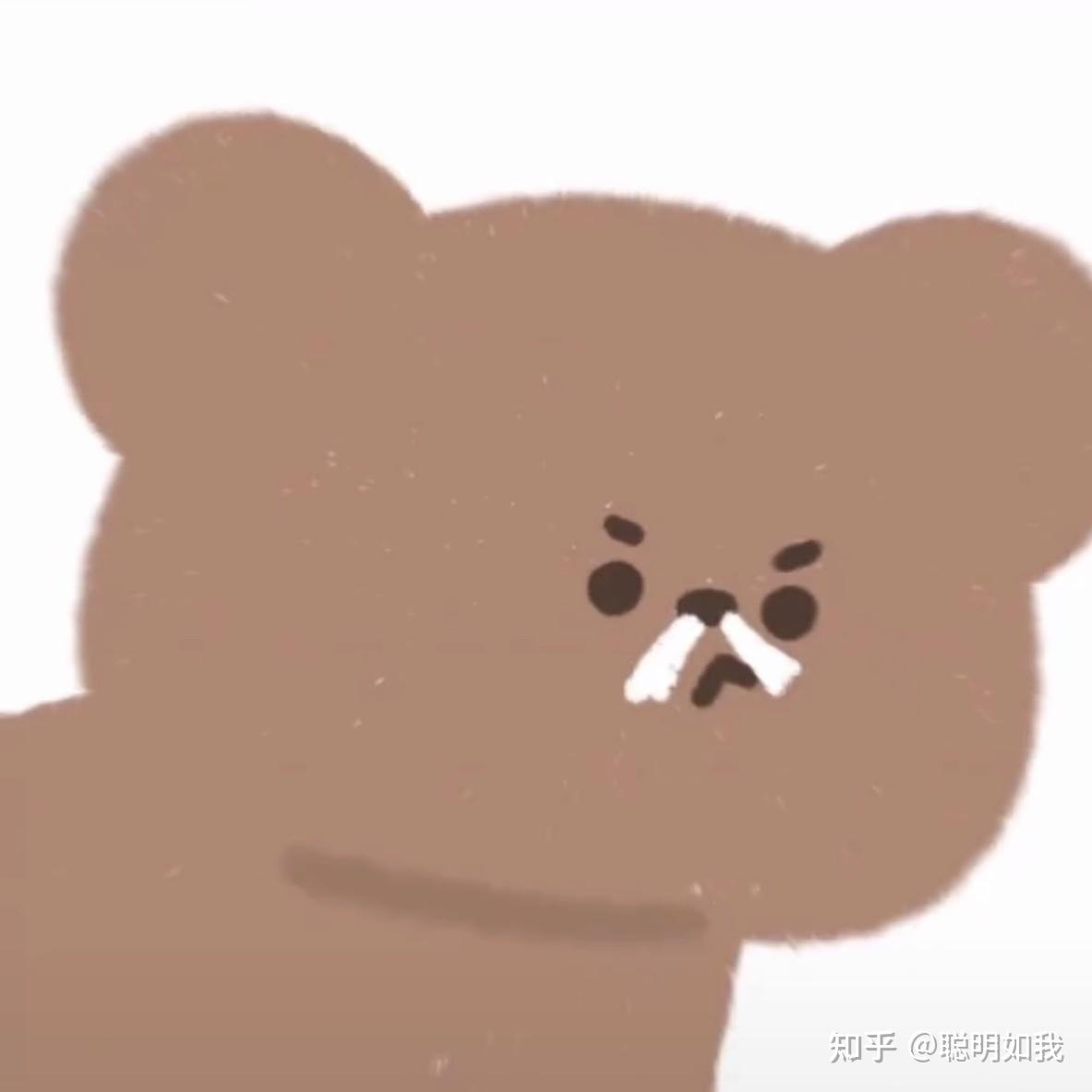 一张是熊一张是熊的屎的情侣头像求? - 知乎