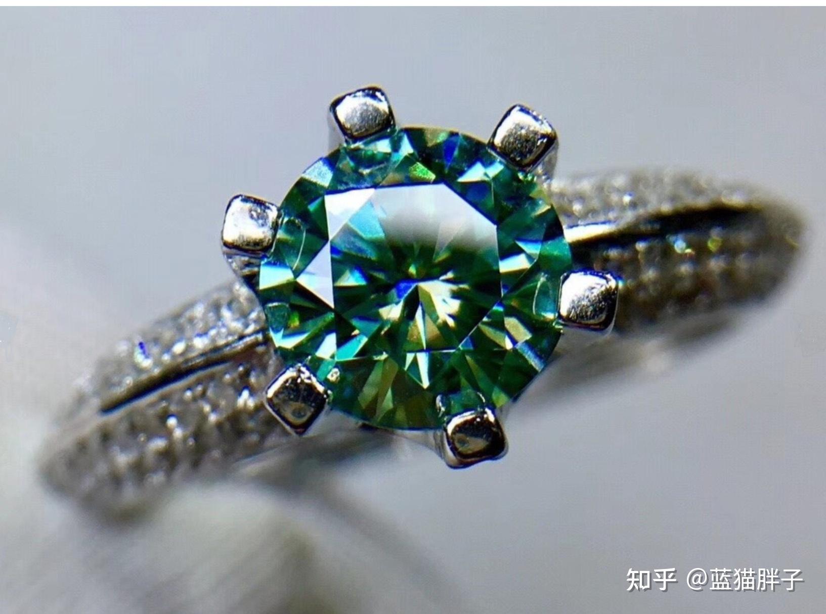 你知道彩色莫桑钻是什么样吗