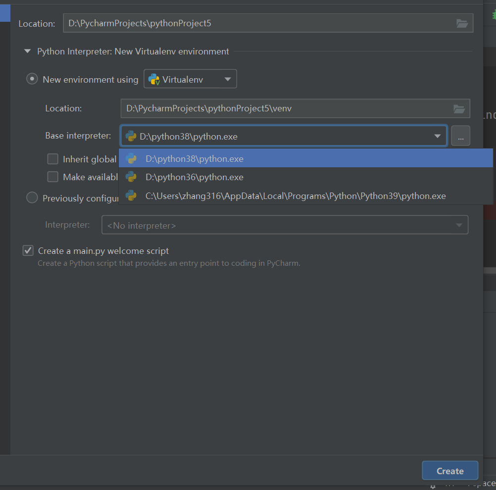 Pycharm python 
