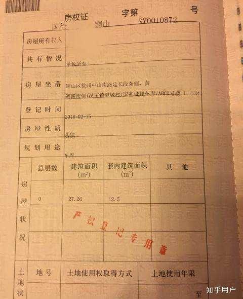 有人见过车位产权证吗法律上说不通