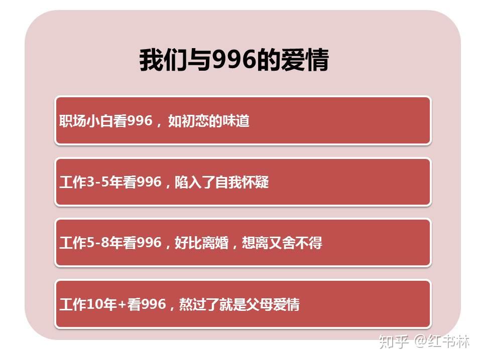 为什么工作之后觉得996没有网上说的那么不堪