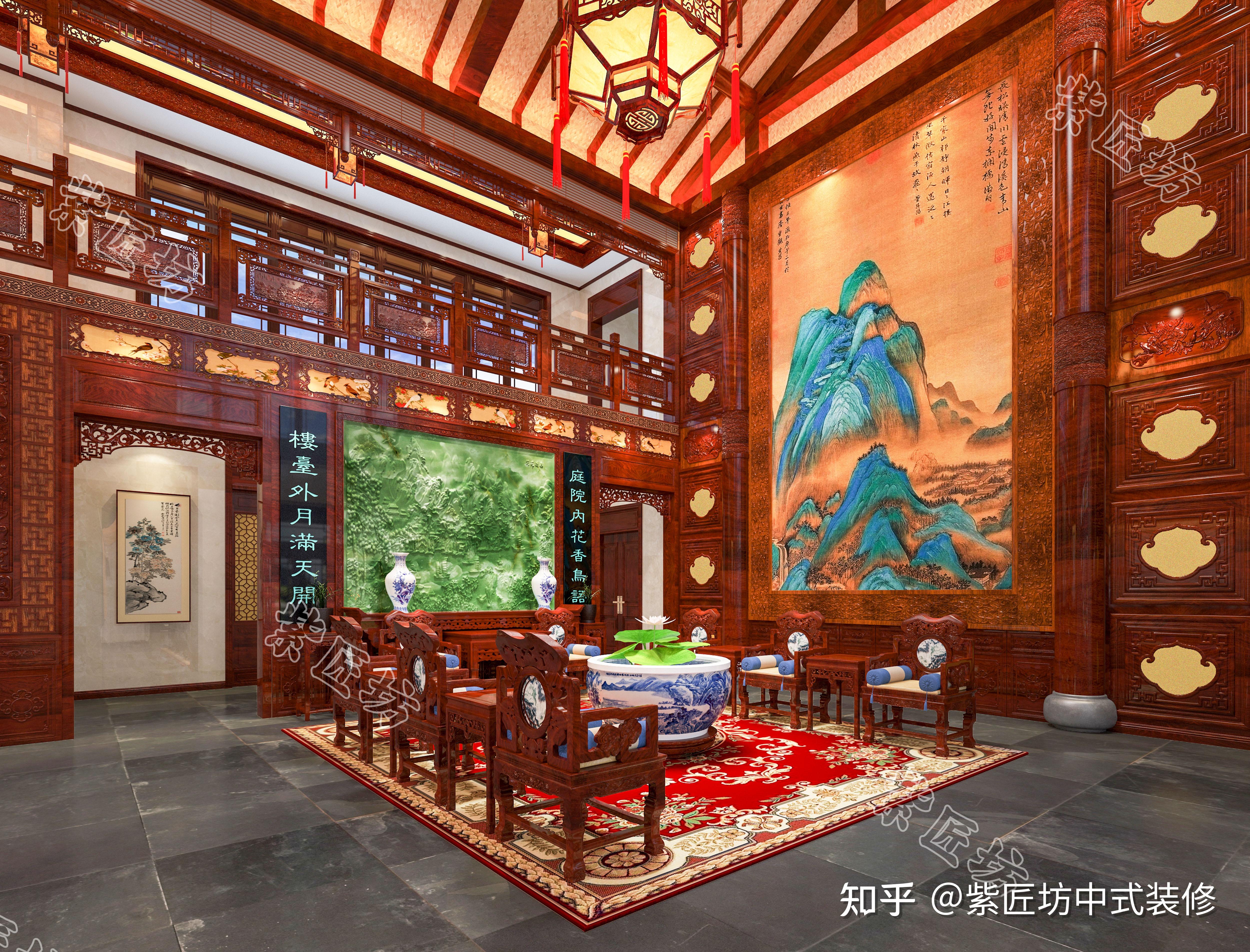 石家庄自建房装修丨国人的理想住宅,还得是中式别墅! - 知乎