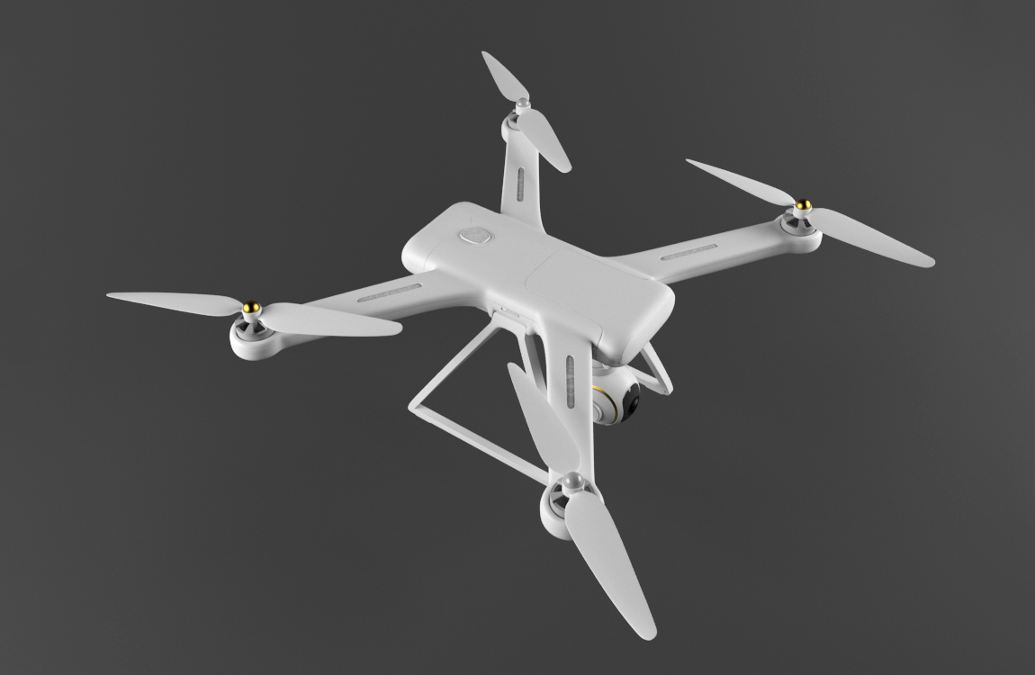 小米无人机设计3d模型