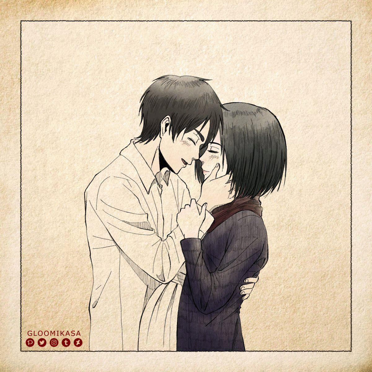 有哪些三笠艾伦发糖狗粮图? - 知乎