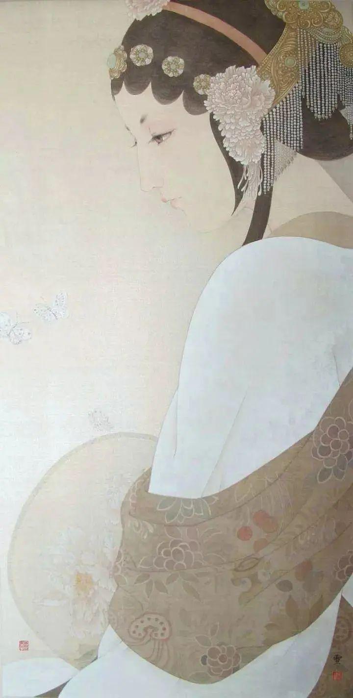【国画天地】周雪:一股幽怨埋藏在艳丽的色彩之下 - 知乎