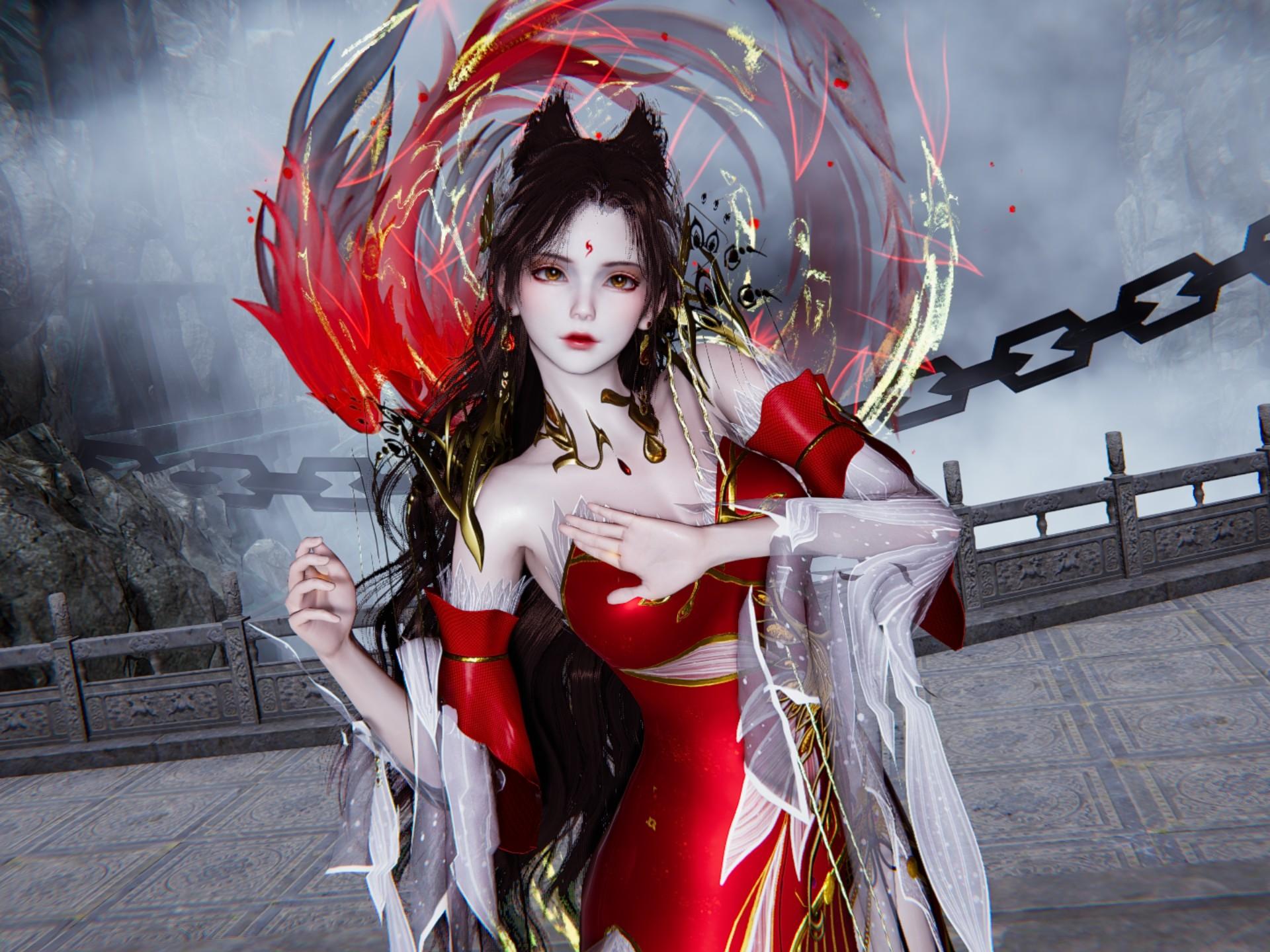 完美世界 天神境火灵儿 寄明月