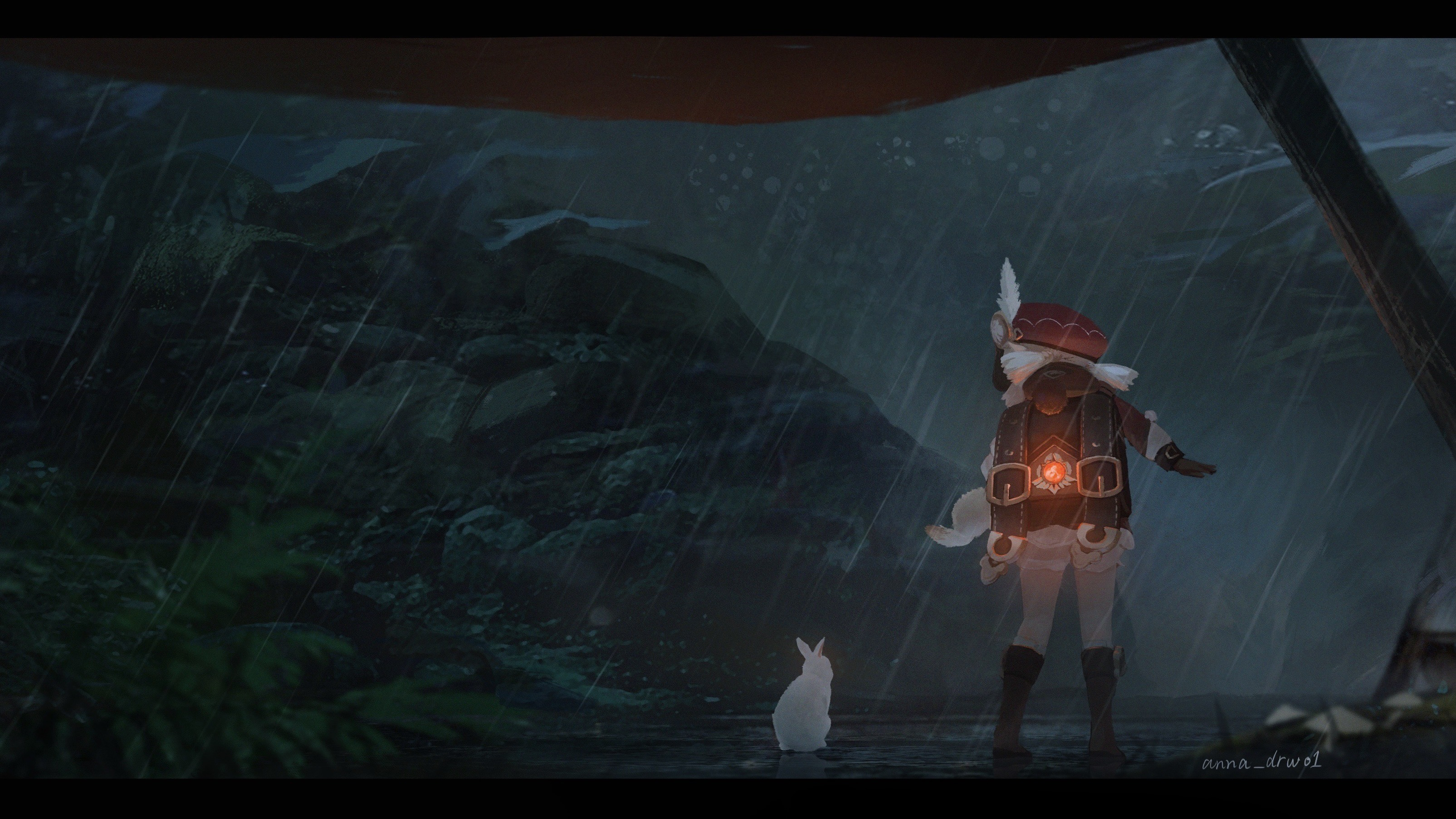 有没有动漫风格的雨景手机壁纸呢? - 知乎