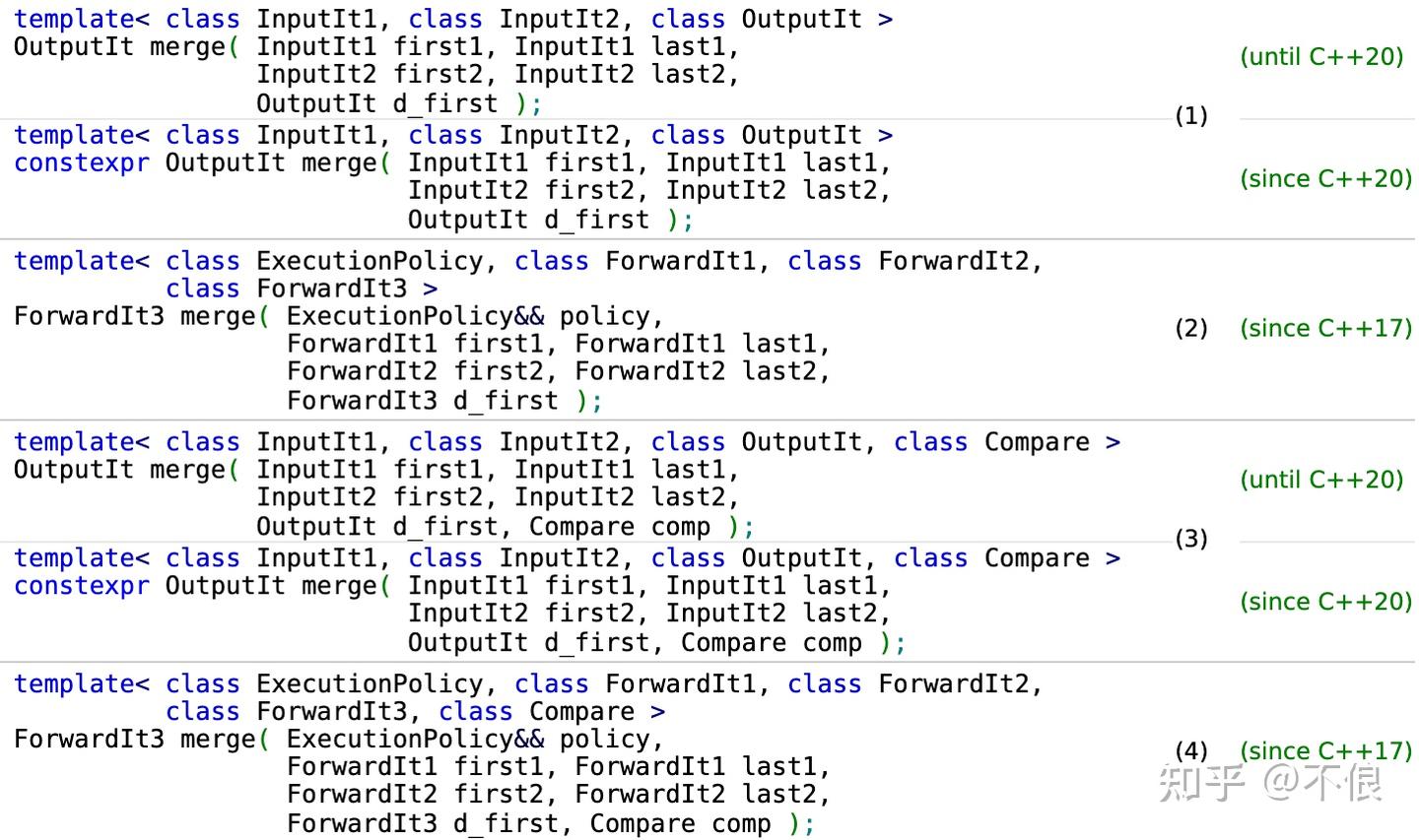 C++标准库算法--Merge Algorithms - 知乎