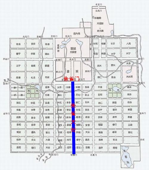 朱雀大街作为唐长安的中轴线在未来西安的发展如何在大西安的规划中