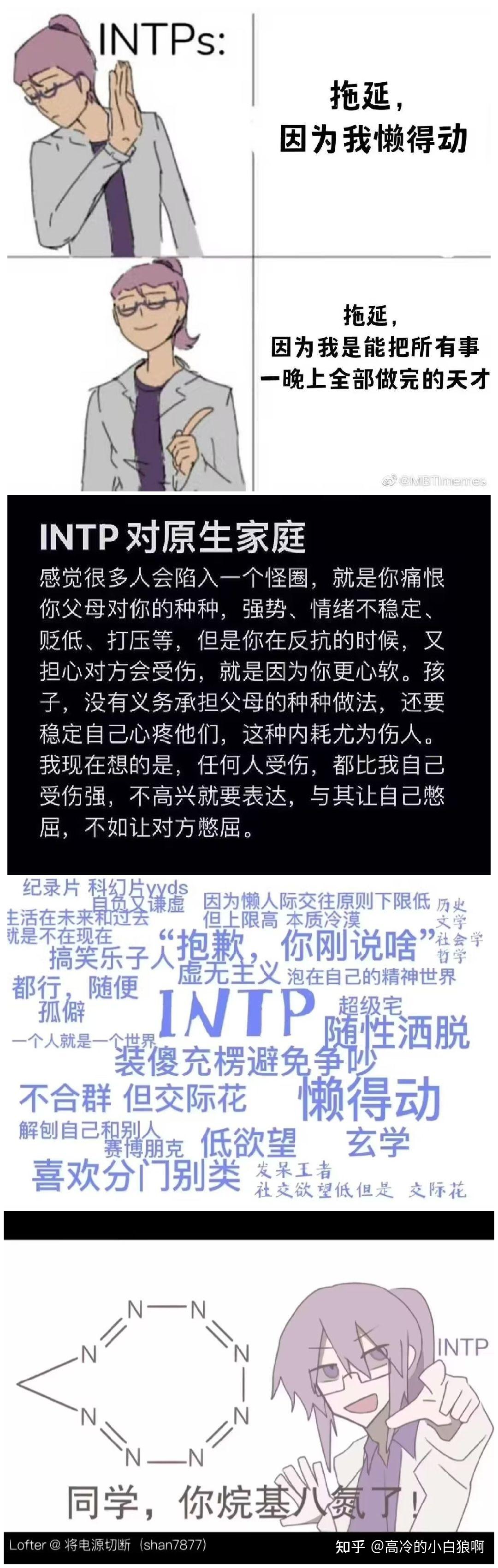 不知道第几弹的MBTI梗图 - 知乎