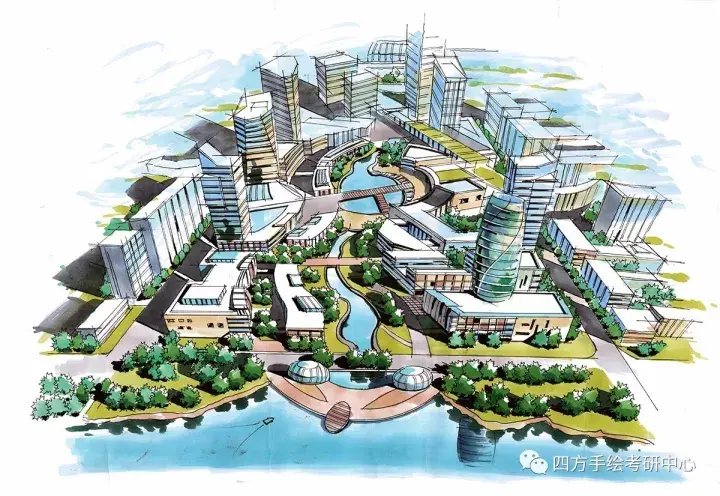 城市规划考研快题需要用什么工具画图的步骤是什么