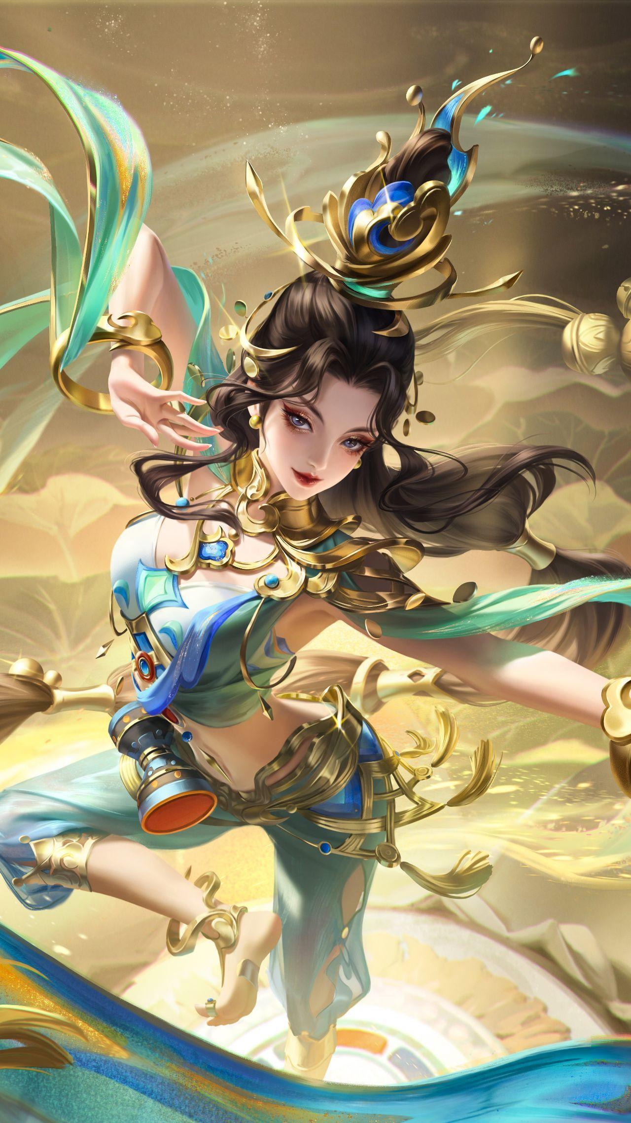 你觉得《王者荣耀》五个位置里分别最漂亮的女英雄是谁?