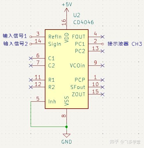 使用CD4046学习锁相环 - 知乎