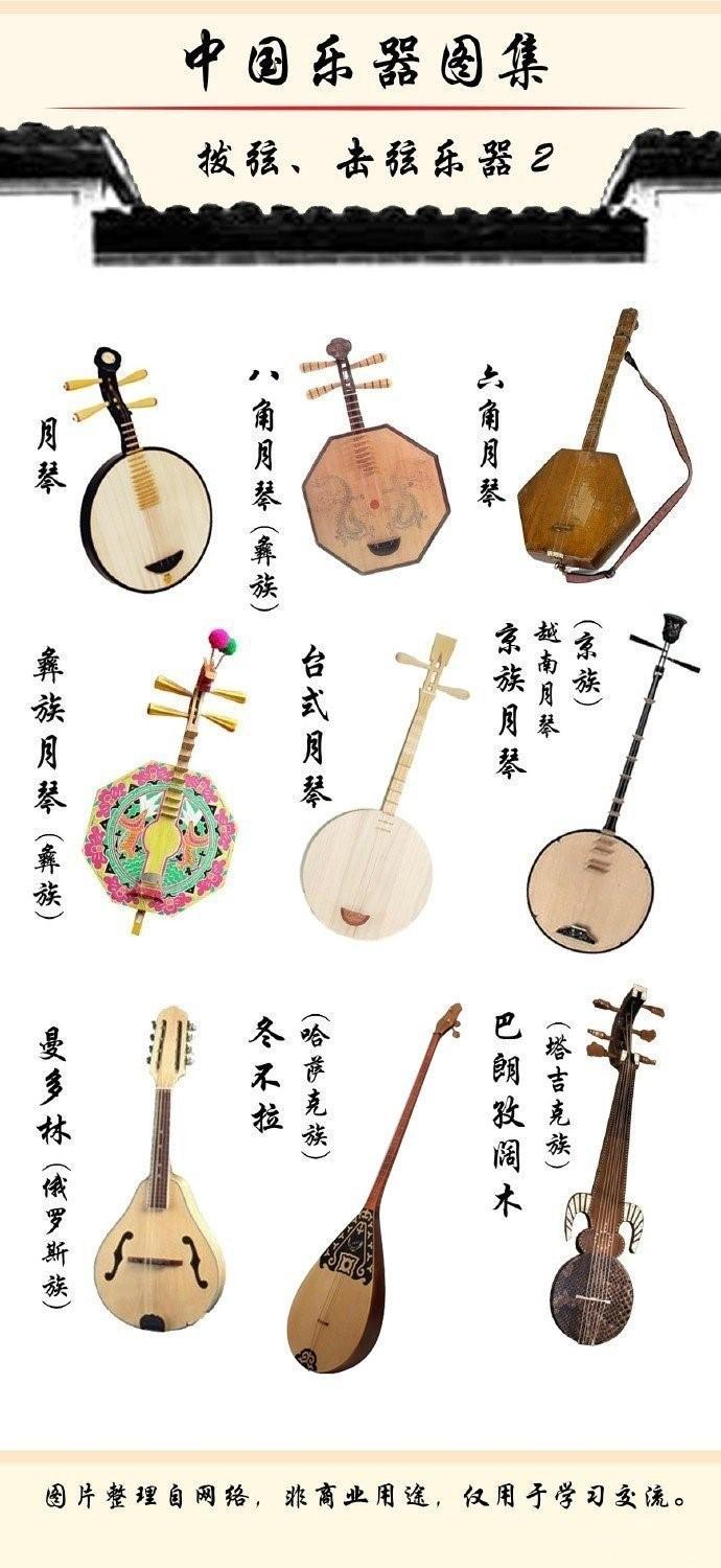 中国最全的拨弦、击弦类乐器图集,种类十分多!涨姿势了! - 知乎